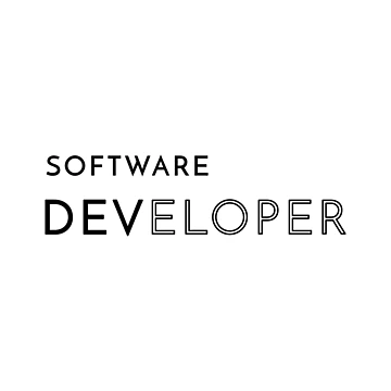Artwork thumbnail, Software Developer (Inverted) by developer-gifts