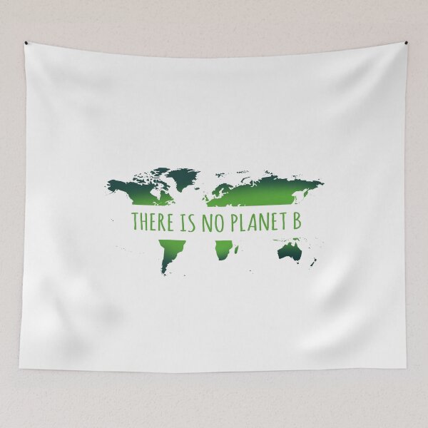 Item preview, there is no planet b - world map designed and sold by FandomizedRose.