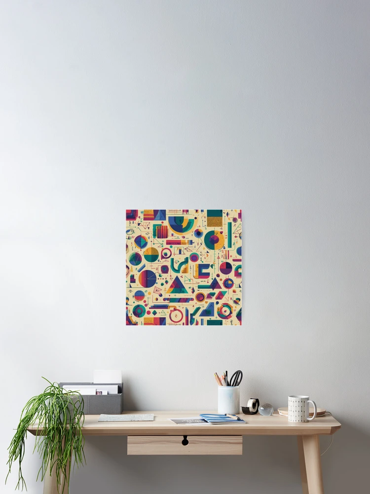Thumbnail 2 of 3, Poster, Abstract enthusiasts pattern  designed and sold by SmileshareShop.