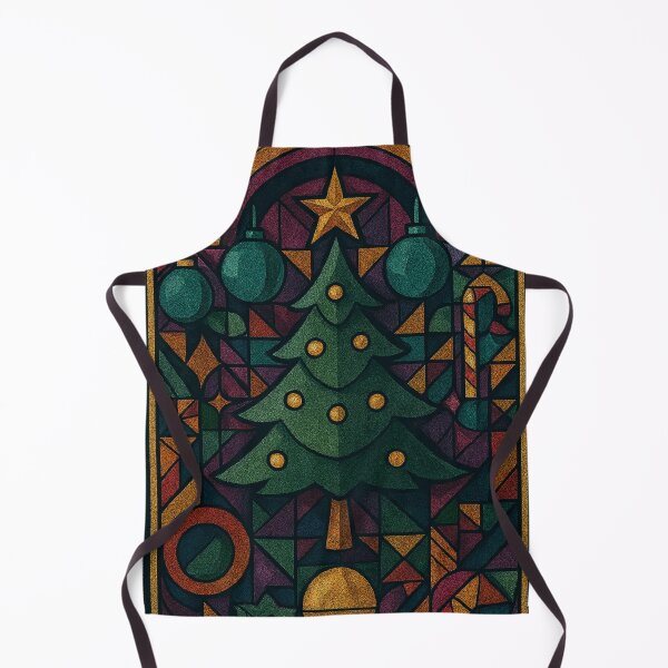 Item preview, Midnight Christmas Tree: Art Deco with Dark Matte Texture designed and sold by JonelleTshirts.