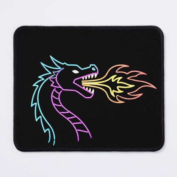 Item preview, Neon Dragon Breathing Fire  designed and sold by Design_Your_Day.