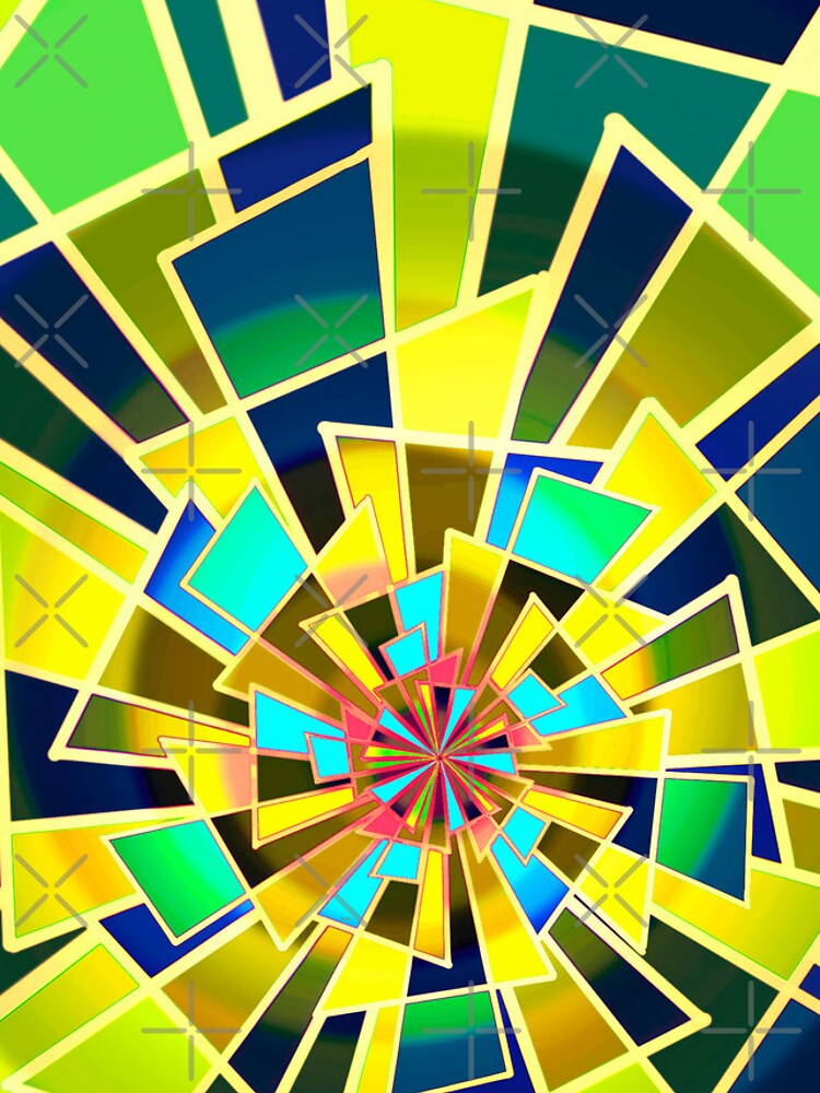Thumbnail 4 of 4, iPhone Case, Triangulation Lemon Retro Style Abstract designed and sold by Lycanth.
