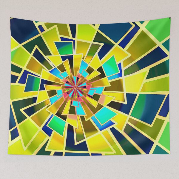 Item preview, Triangulation Lemon Retro Style Abstract designed and sold by Lycanth.