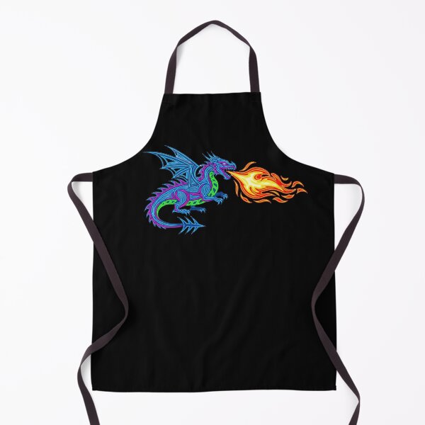 Item preview, Neon Dragon Breathing Fire  designed and sold by Design_Your_Day.