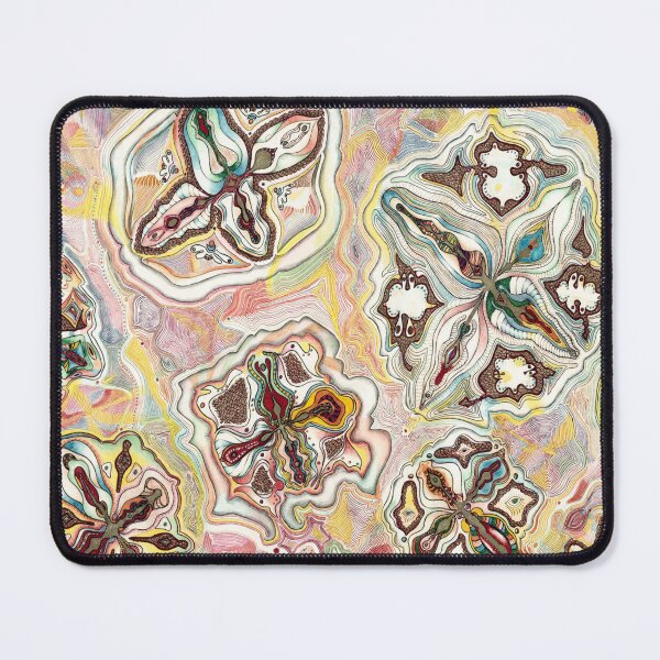 Item preview, Dessert for The Dinner Party Colored Pencils Gold Ink designed and sold by Taleyedoscopic.