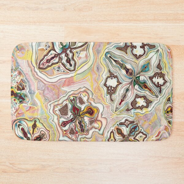 Item preview, Dessert for The Dinner Party Colored Pencils Gold Ink designed and sold by Taleyedoscopic.