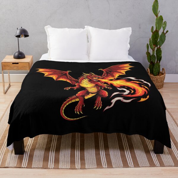 Aperçu de l'œuvre Dragon de Feu Majestueux créée et vendue par Design_Your_Day.