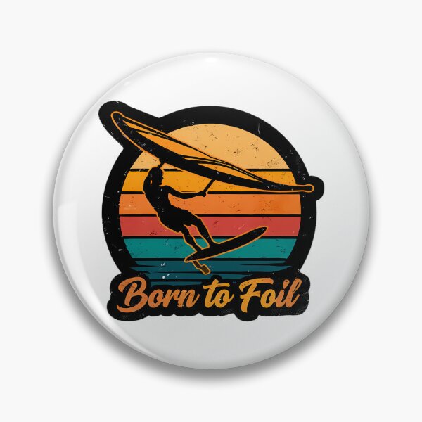 Item preview, Born to Foil Retro Wing Foiling designed and sold by Dago345.
