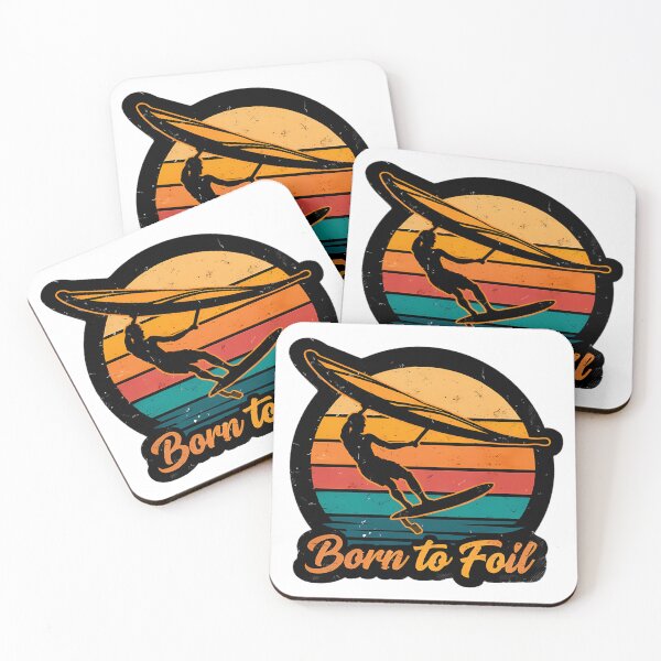 Item preview, Born to Foil Retro Wing Foiling designed and sold by Dago345.