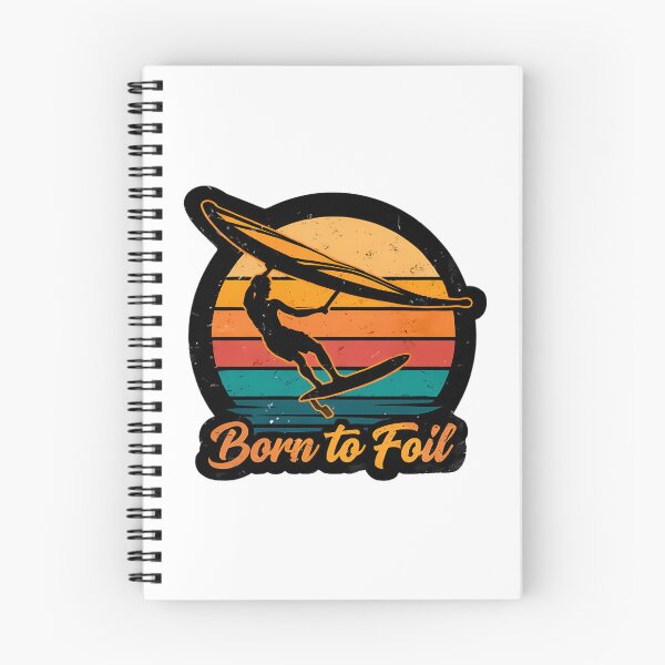 Item preview, Born to Foil Retro Wing Foiling designed and sold by Dago345.