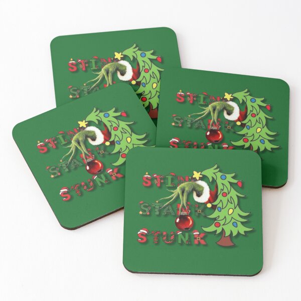 Artikelvorschau, Stink, Stank, Stunk Grinch Stealing Christmas Design entworfen und verkauft von MakersFolly.