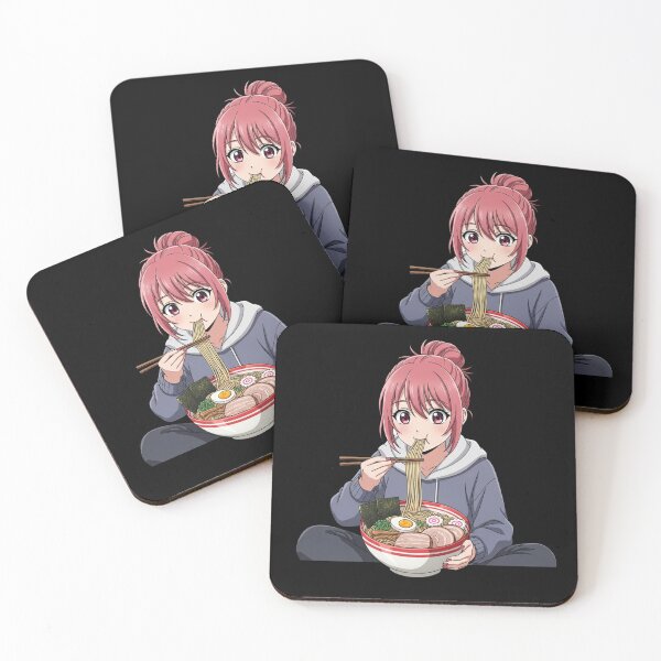 Item preview, Cute Anime Girl Eating Ramen  Japanese Food  designed and sold by Design_Your_Day.