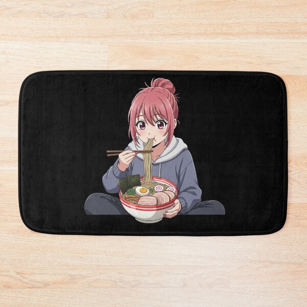 Item preview, Cute Anime Girl Eating Ramen Japanese Food designed and sold by Design_Your_Day.