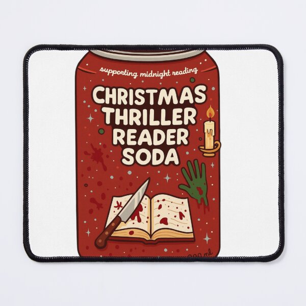 Item preview, Christmas Bookish Thriller Soda designed and sold by BookishEve.
