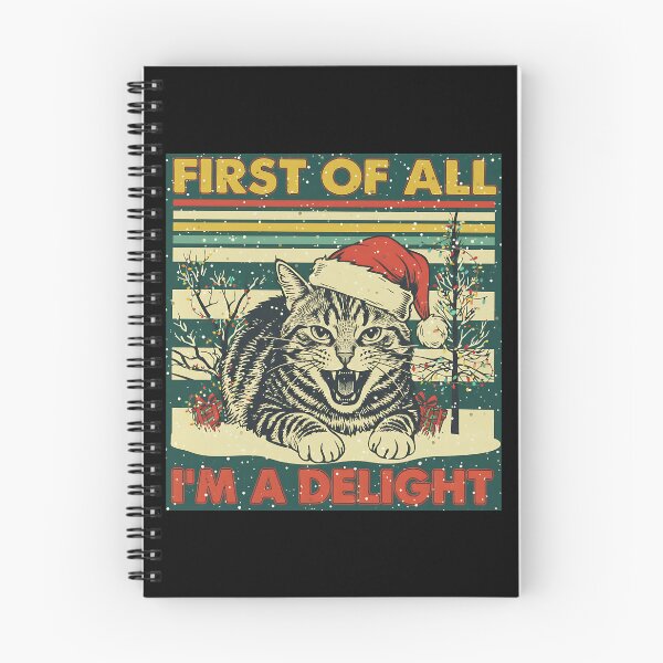 Item preview, Vintage Tabby Cat Christmas Shirt, Funny Meow Santa Hat Tee, Retro Holiday Sweatshirt, Delightful Cat Lover Gift designed and sold by Pawrizzma POD.