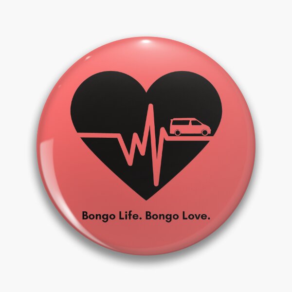 Item preview, Heartbeat bongo, black with transparent background designed and sold by LocalOddball.