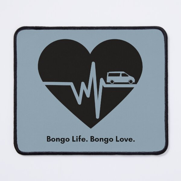 Item preview, Heartbeat bongo, black with transparent background designed and sold by LocalOddball.