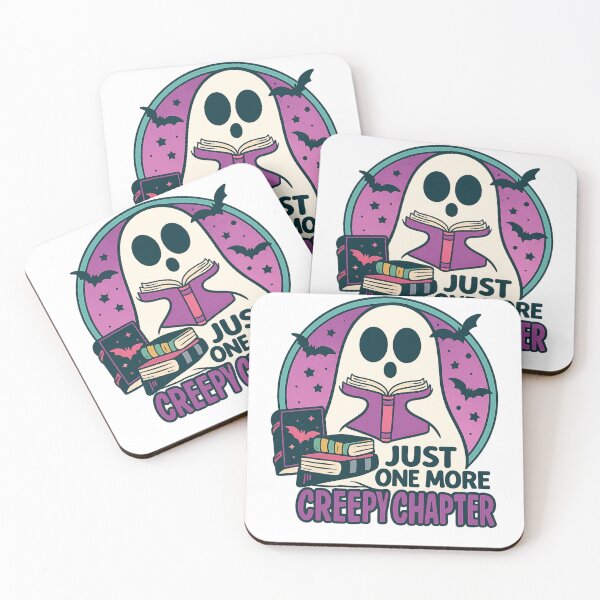 Item preview, Ghost "Just one more creepy chapter" Bookish designed and sold by BookishEve.