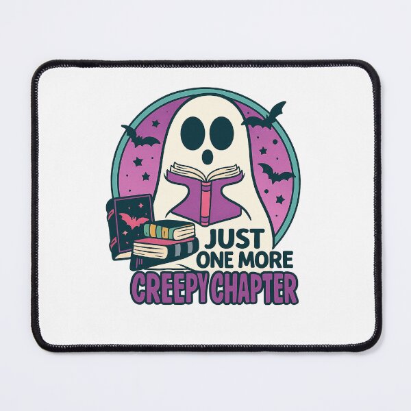 Item preview, Ghost "Just one more creepy chapter" Bookish designed and sold by BookishEve.