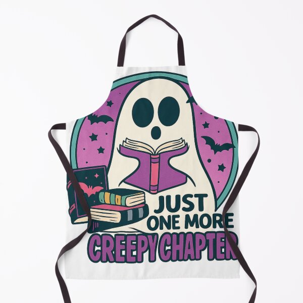 Item preview, Ghost "Just one more creepy chapter" Bookish designed and sold by BookishEve.