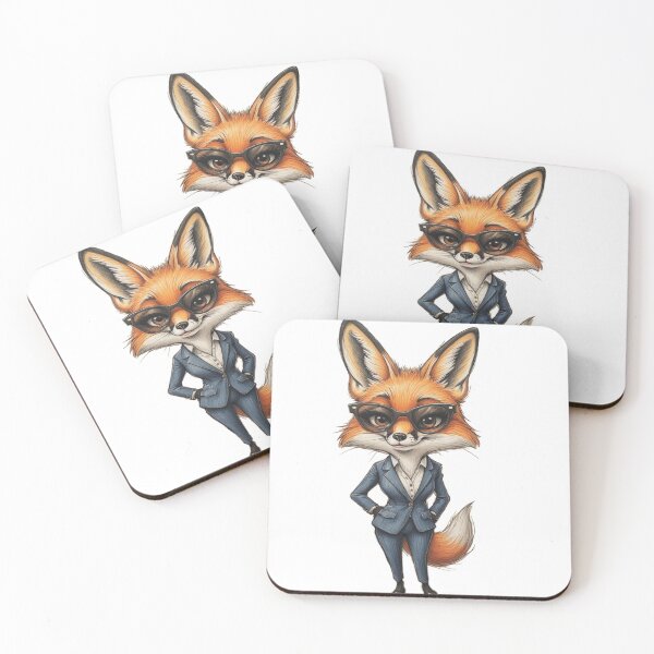 Item preview, Business fox designed and sold by Bossy Box.