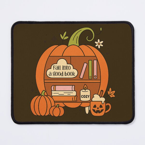 Item preview, Pumpkin Bookish "Fall into a good book" designed and sold by BookishEve.