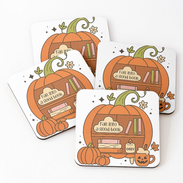 Item preview, Pumpkin Bookish "Fall into a good book" designed and sold by BookishEve.