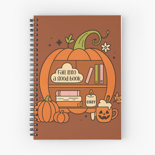 Item preview, Pumpkin Bookish "Fall into a good book" designed and sold by BookishEve.