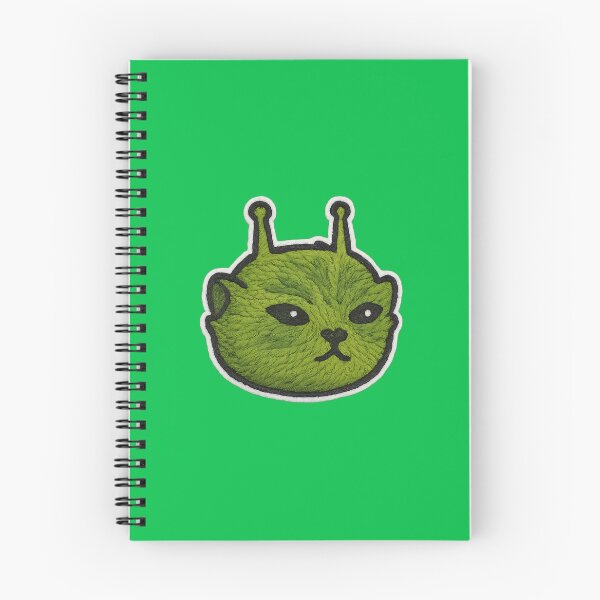 Item preview, Zip Zip Cat Alien embroidered patch designed and sold by BingoStudio1.