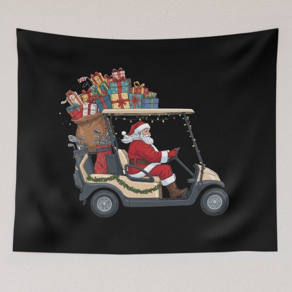 Item preview, Whimsical Santa Golf Cart | Funny Christmas  designed and sold by Design_Your_Day.