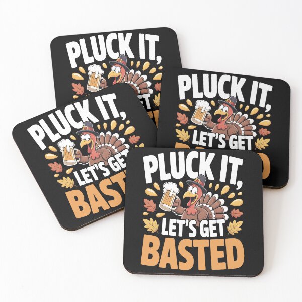 Item preview, Pluck It, Let’s Get Basted Funny Gift for People Who Love Thanksgiving Humor designed and sold by SkymarArt.