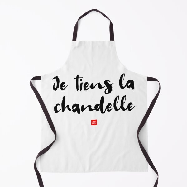 Item preview, Je tiens la chandelle – I Am the Third Wheel (French Idiom Typography) designed and sold by FrancophileFun.
