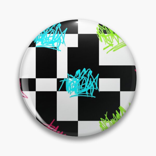 Item preview, Neon Graffiti Checkerboard designed and sold by jumpercat.