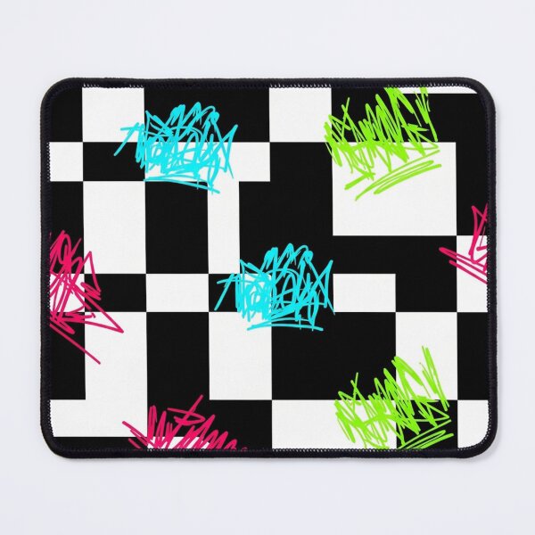 Item preview, Neon Graffiti Checkerboard designed and sold by jumpercat.