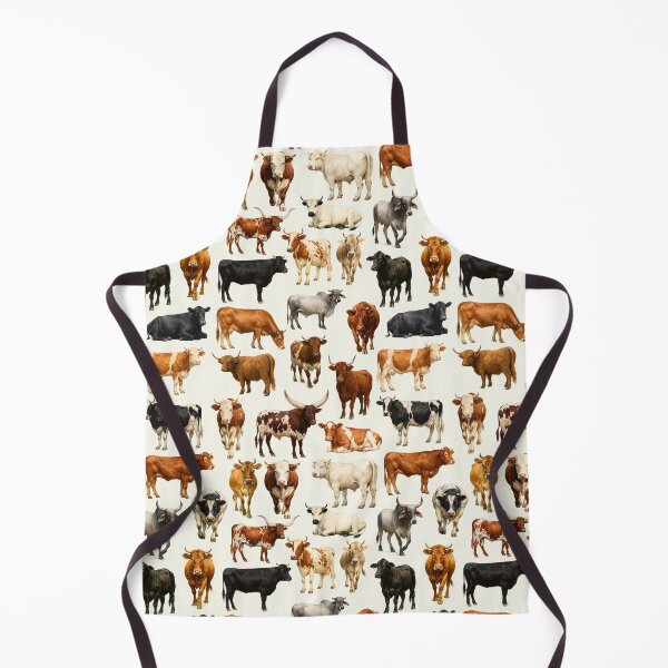 Item preview, Domesticated Cattle Breeds Retro Farm Illustration Chart designed and sold by kakarikihill.