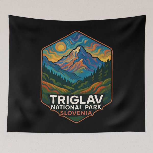 Item preview, Triglav National Park Slovenia Watercolor Travel designed and sold by TomFrontierArt.