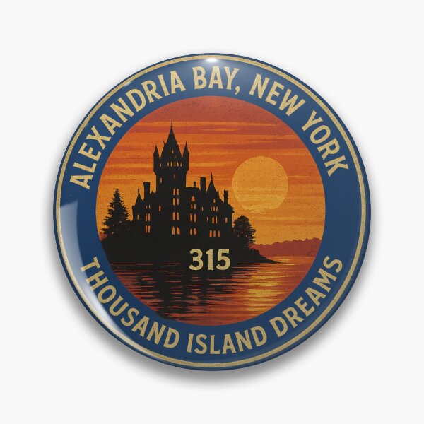 Item preview, Alexandria Bay, New York – 315 Thousand Island Dreams Sunset Castle Shirt designed and sold by Laughprints.