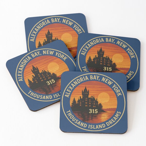Item preview, Alexandria Bay, New York – 315 Thousand Island Dreams Sunset Castle Shirt designed and sold by Laughprints.