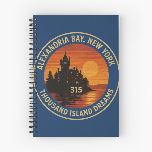 Item preview, Alexandria Bay, New York – 315 Thousand Island Dreams Sunset Castle Shirt designed and sold by Laughprints.