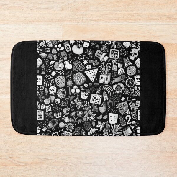 Item preview, Black and white creatures abstract  pattern  designed and sold by SmileshareShop.