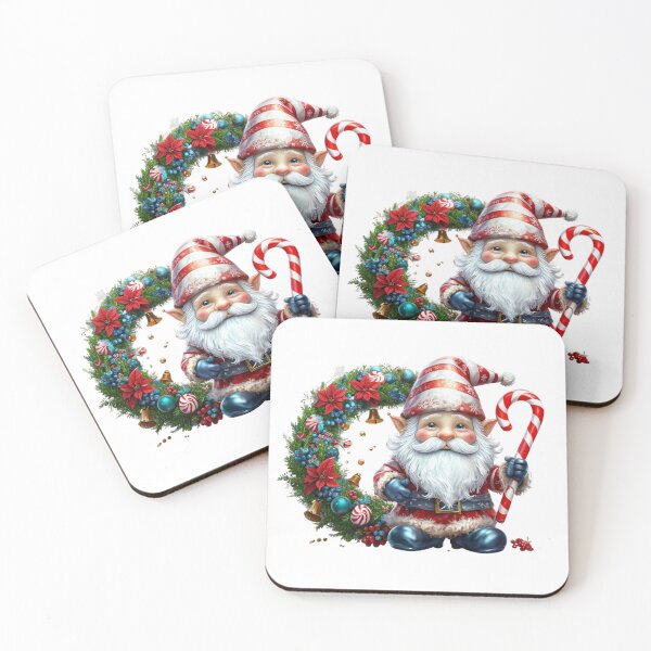 Item preview, Christmas gnome with a candy cane designed and sold by JonysCreativeDesigns.
