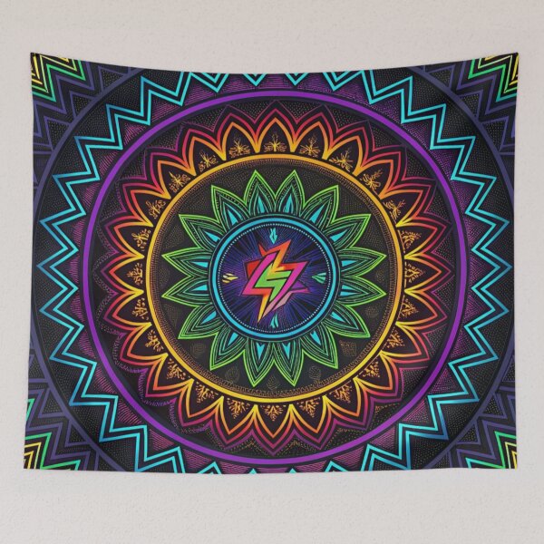 Item preview, Psychedelic tribals pattern  designed and sold by Lucky 777.