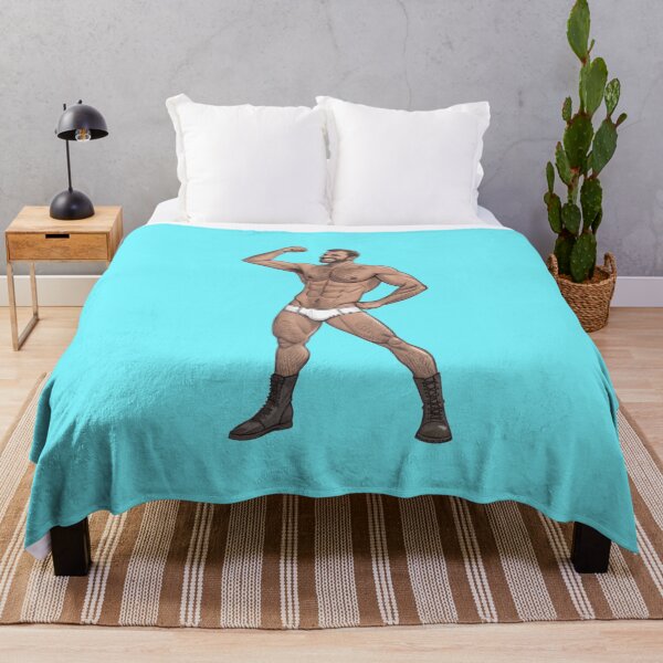 Item preview, Kiss my bicep - pin-up guy designed and sold by gayishdesign.