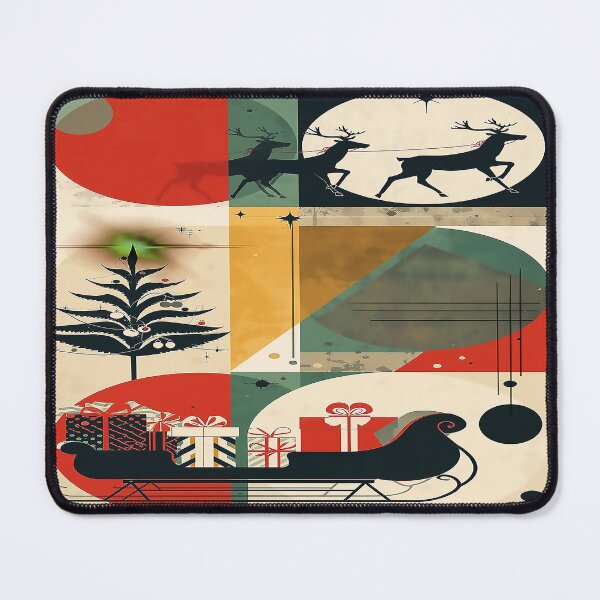 Item preview, A Bauhaus Christmas – Nostalgic Holiday Art designed and sold by MarvinStudios.