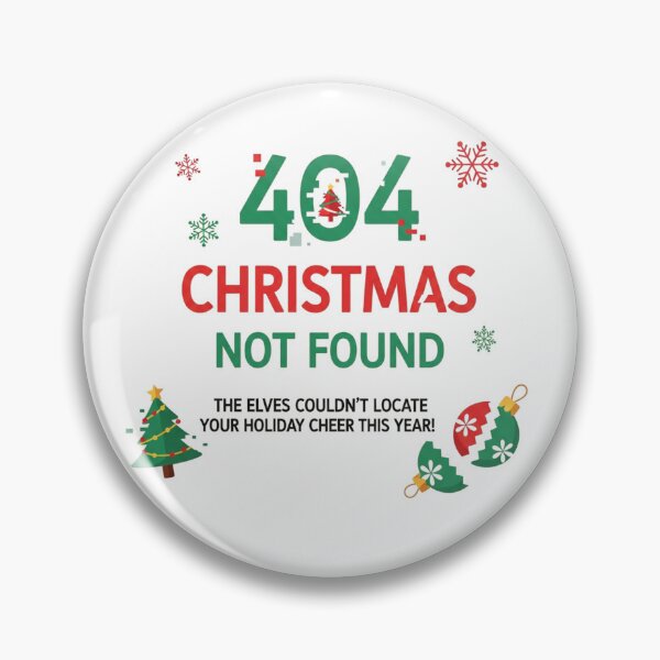 Item preview, 404 Christmas Not Found"  | Funny Holiday Error Screen  designed and sold by Design_Your_Day.