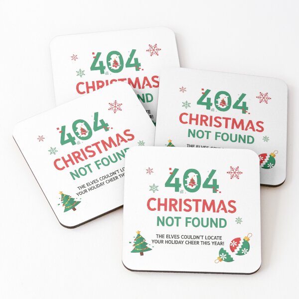 Item preview, 404 Christmas Not Found"  | Funny Holiday Error Screen  designed and sold by Design_Your_Day.