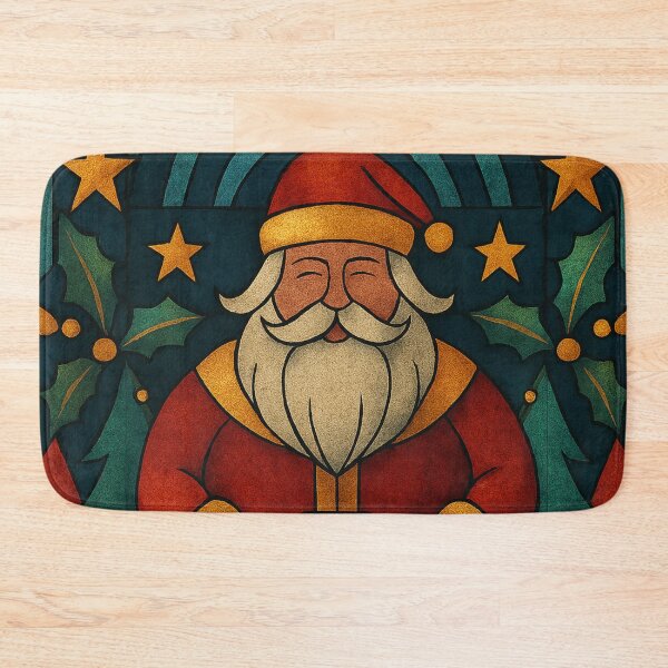 Item preview, Art Deco Santa Claus: The Geometric Herald of Christmas designed and sold by JonelleTshirts.