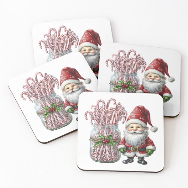 Item preview, Christmas gnome with candy canes designed and sold by JonysCreativeDesigns.