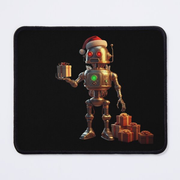 Item preview, santa AI Helper Retro AI Santa Robot | Vintage Christmas Tech | Nostalgic Holiday Helper designed and sold by Design_Your_Day.