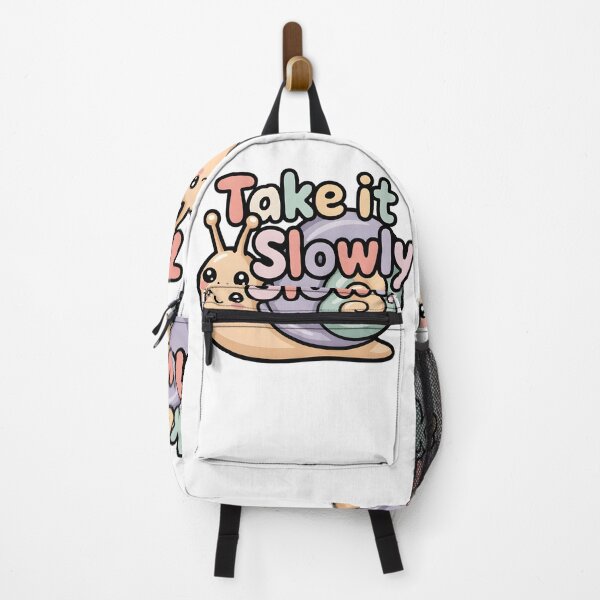 Item preview, Take It Slowly – Cute Calm Snail Pastel Design designed and sold by MAEshopstore.
